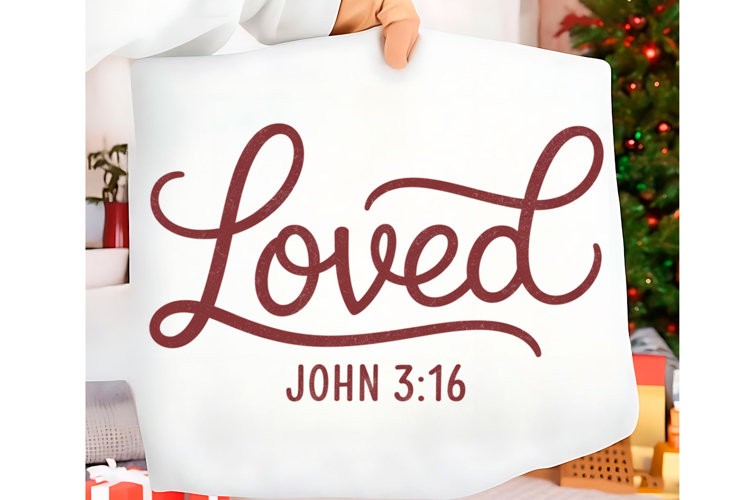 Loved John 316 SVG, Jesus Valentine SVG
