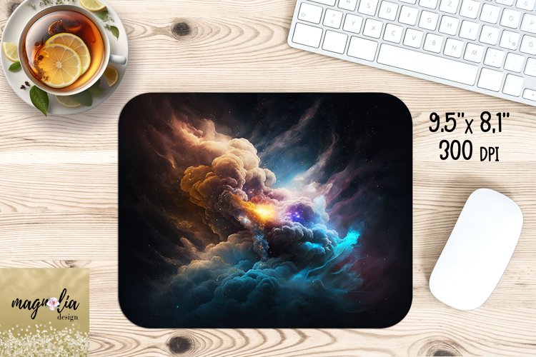 Cosmic dust, mouse pad, sublimation design, png