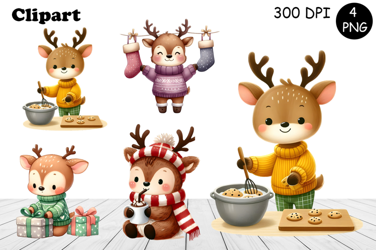Winter Animals Clipart Image 4