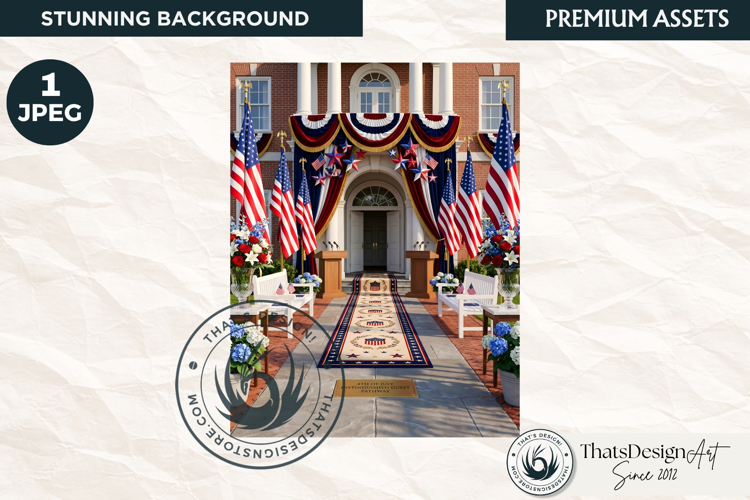 Patriotic Americana Backdrops - 4th of july backgrounds