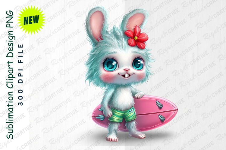 Surfboard Clipart Image 6