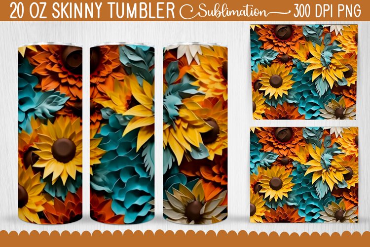 20 Oz Sublimation Tumbler Wrap Image 6