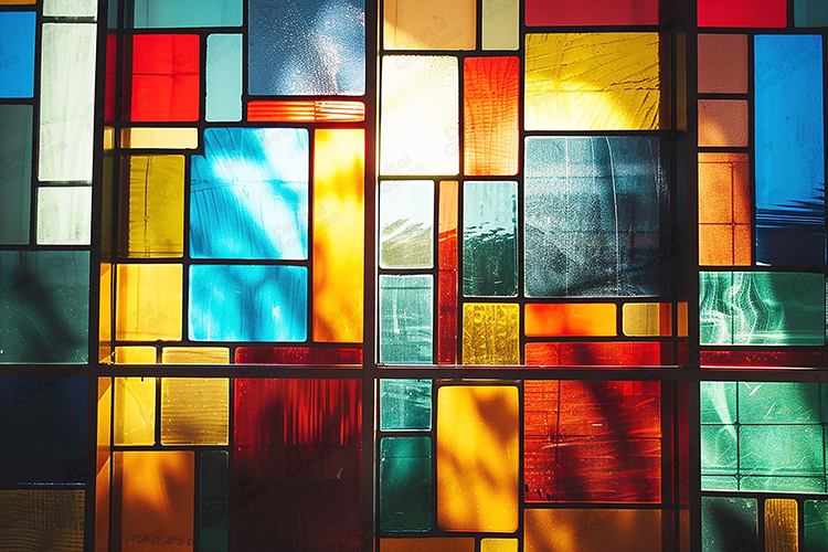 Stained Glass Texture Image 6