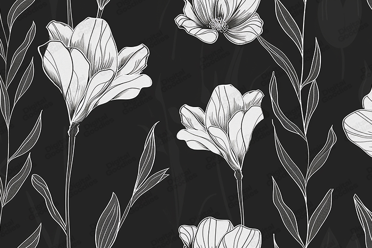 Flower Drawing Image 17
