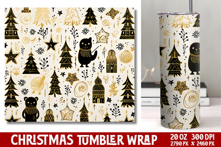 Christmas Tumbler Wrap Image 4