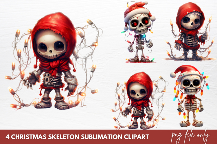 Dancing Skeleton Clipart Image 2