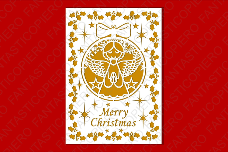 Merry Christmas SVG PNG, Greeting Card SVG for Cut Machines