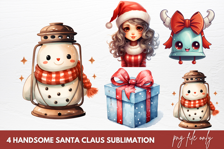 Christmas Watercolor Clipart Image 13