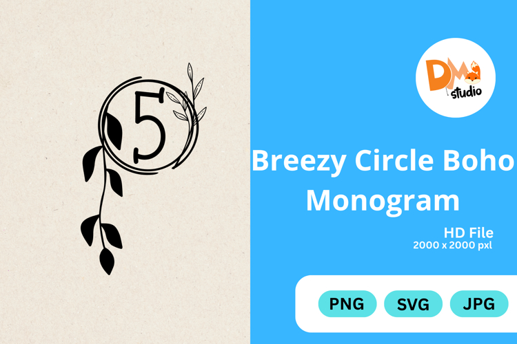 Cricut Monogram Svg Image 8