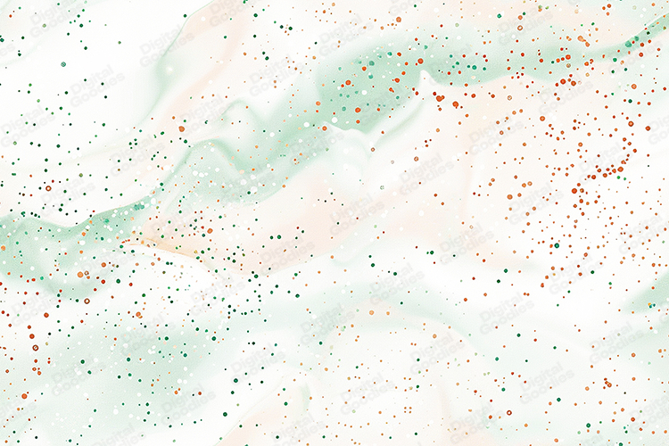 Mint and Copper Stardust Marble Background
