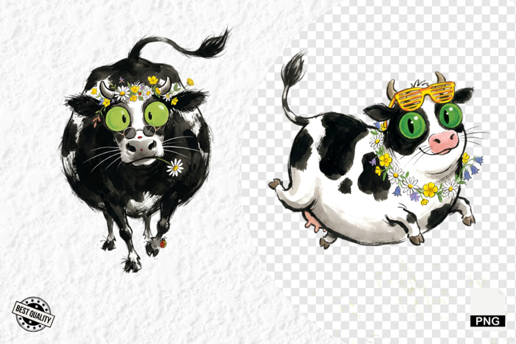 Cute Cow Clipart Image 17