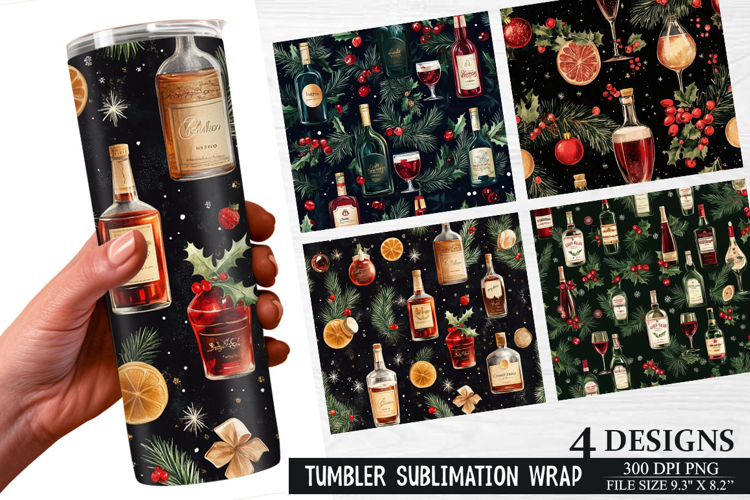 Christmas Tumbler Wrap Image 3