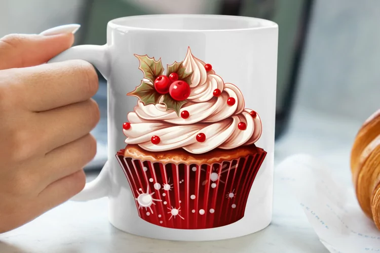 Christmas Dessert Clipart Sublimation, Christmas Dessert