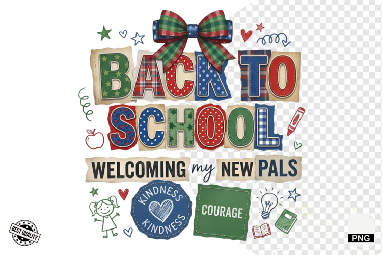 Back to School Teacher Supplies PNG - Teacher Sublimation example image 1