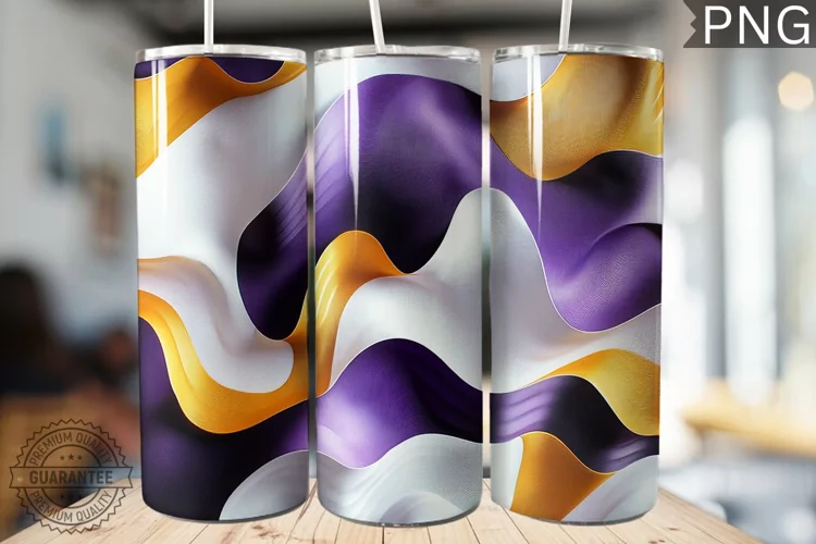 Abstract pattern Tumbler Warp - High Quality 300 Dpi