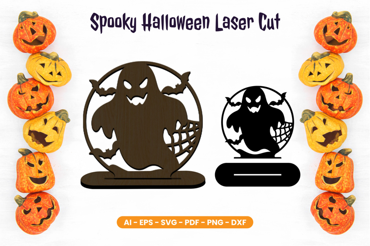 Spooky Halloween Laser Cut Stand
