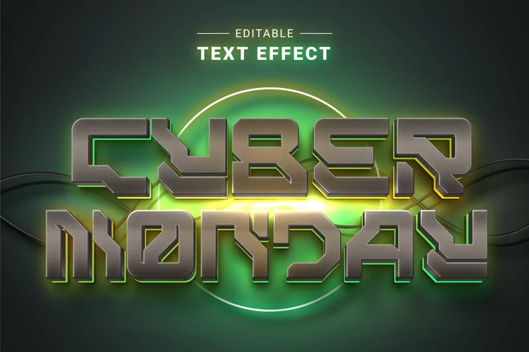 Editable Text Effect for Illustrator. Vector Graphic styles