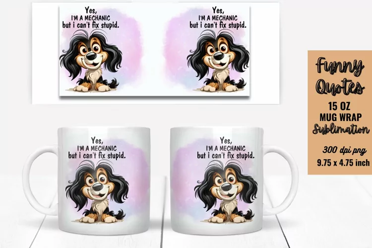 Funny Mug Wrap Sublimation, Mug Wrap PNG