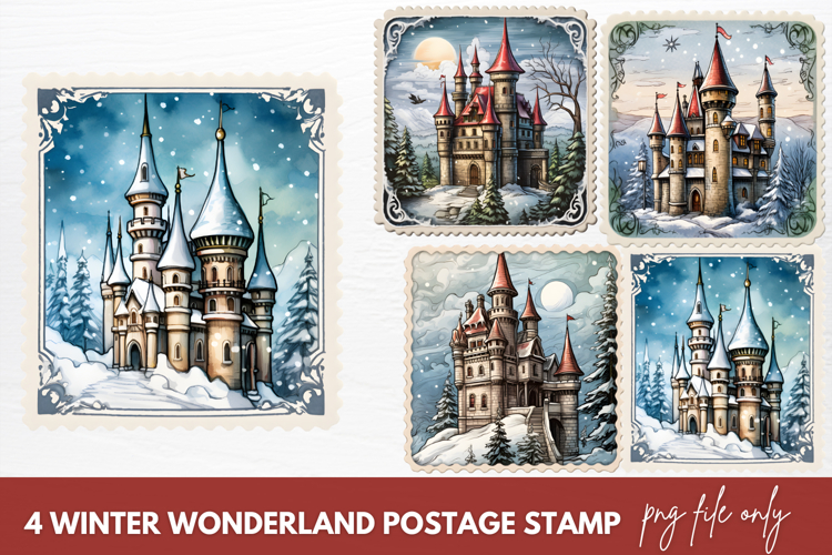 Postage Stamp Clipart Image 7