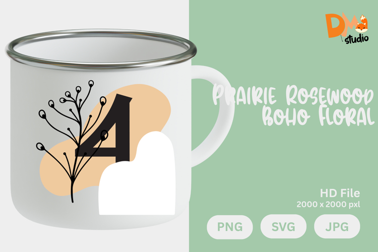 Floral Monogram Letter Svg Image 2