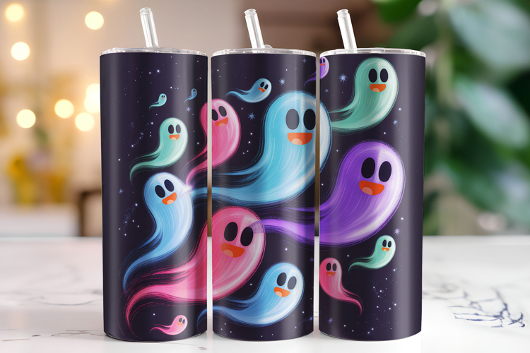 Halloween Boo Tumbler Wrap | Sublimation | Tumblers