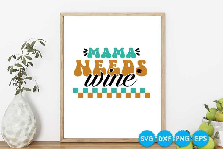 Mothers day retro SVG Design, Mom design