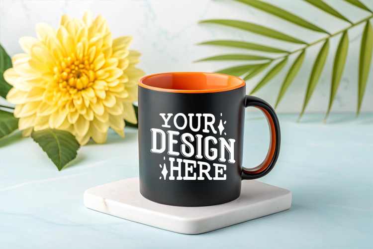 Coffee Mug Mockups, Spring Mug Mockup, Styled Stock Mockup