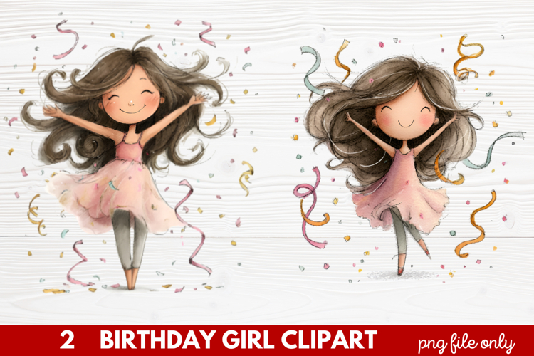 Cute Girl Clipart Image 5