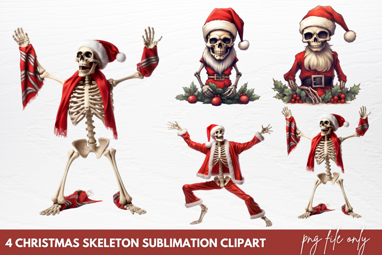 Dancing Skeleton Clipart Image 12