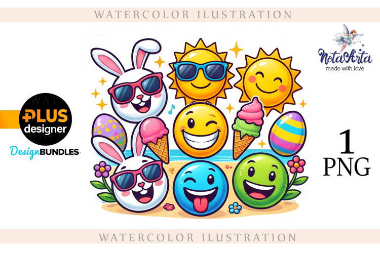 Colorful Emoji Summer Collection