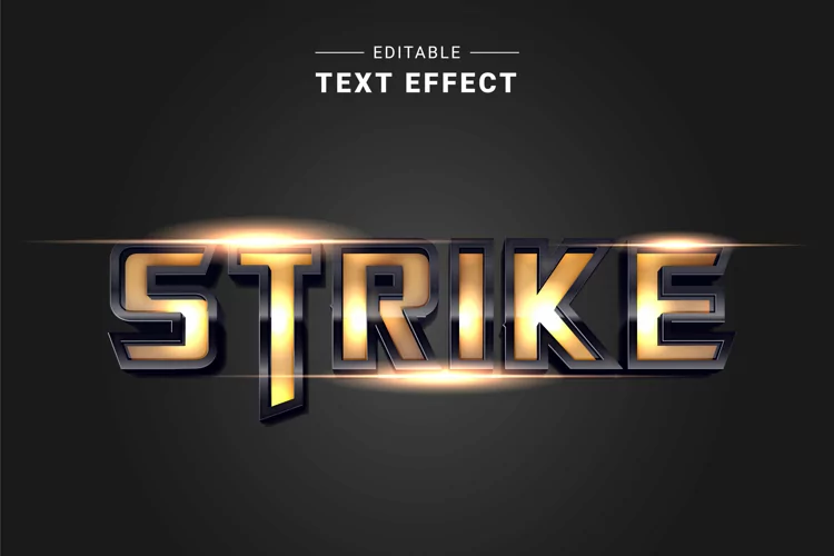 Editable Text Effect for Illustrator. Vector Graphic styles