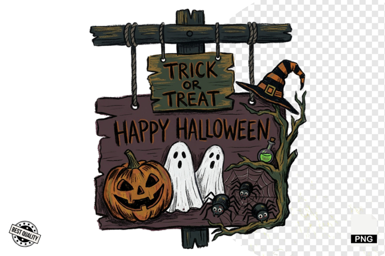 Halloween Signspot Clipart example image 1