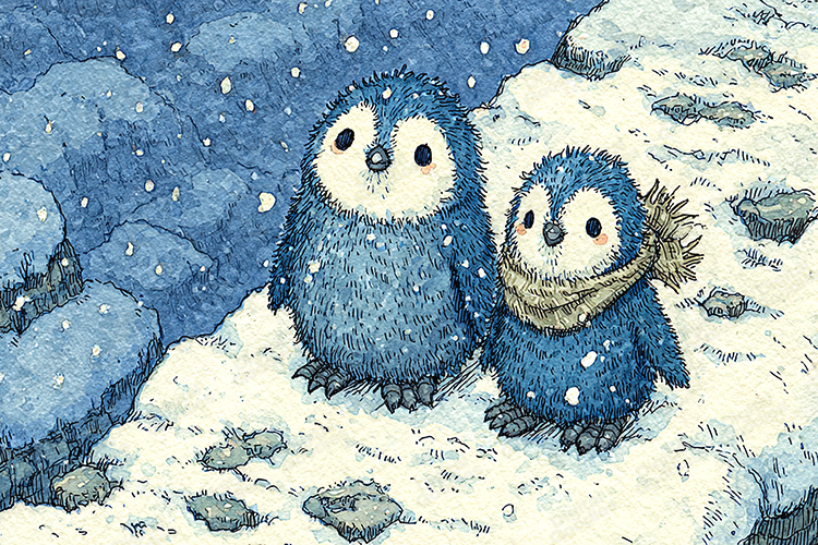  Snowy Background Image 2