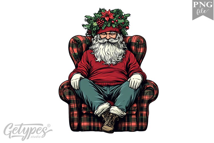 Santa Christmas Clipart Image 16