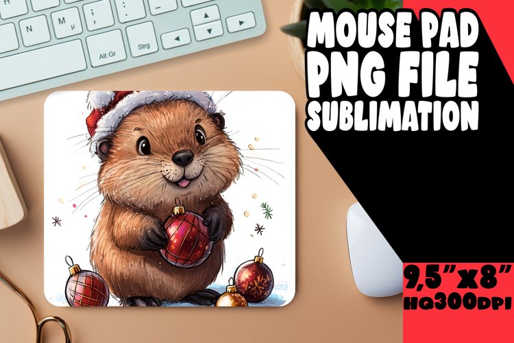 Joyful Mouse Pad Sublimation Magic, Christams