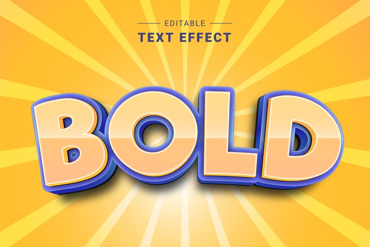Editable Text Effect for Illustrator. Vector Graphic styles
