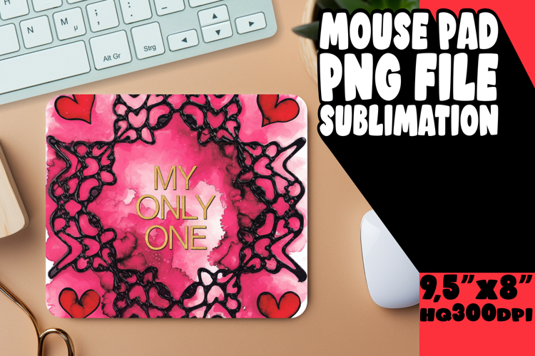 Whimsical MOUSE PAD Fun Designs, Love