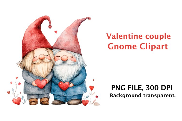 Valentine Gnome Clipart Image 7