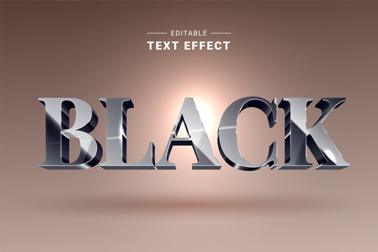 Editable Text Effect for Illustrator. Vector (2262715)