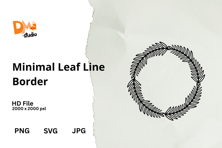 Leaf Outline Clipart Image 7