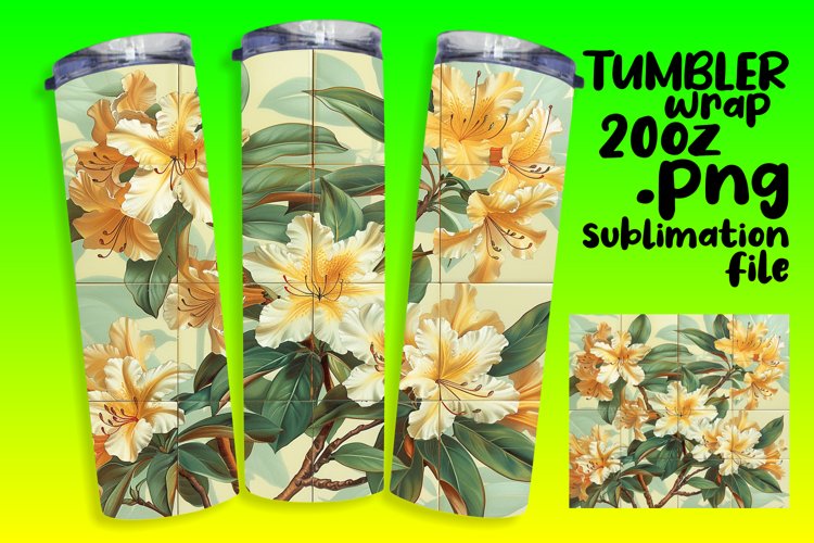 Blossom Bliss 20oz Tumbler Wraps - Sublime Sublimation
