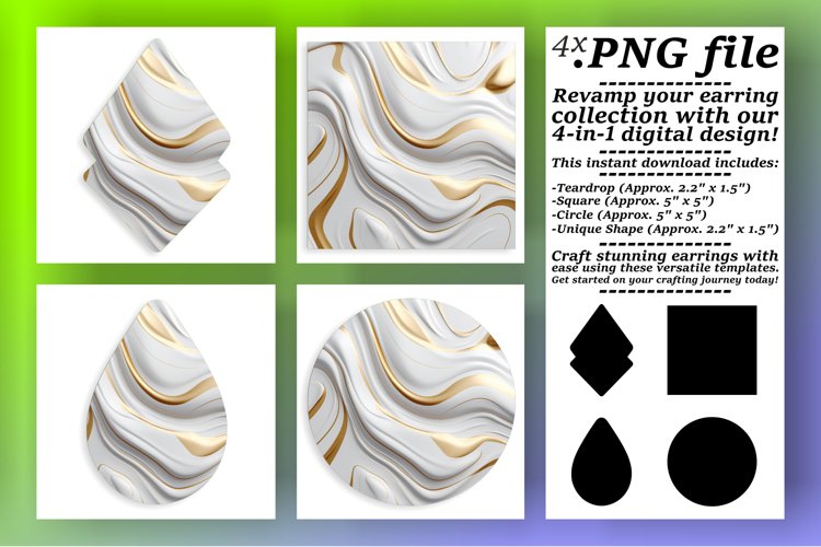 Stylish Marble Sublimation Patterns example image 1