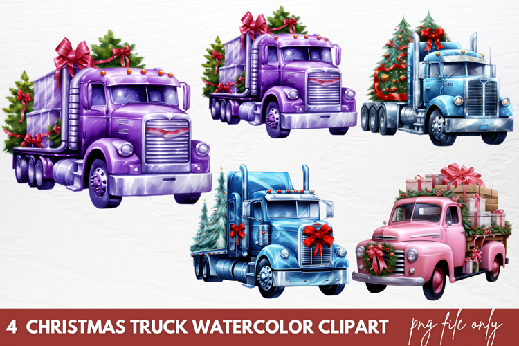 Christmas Watercolor Clipart Image 5