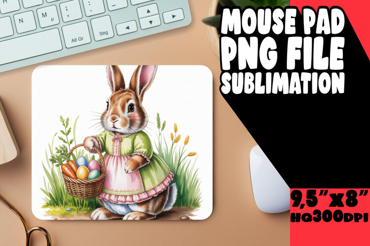 UNIQUE MOUSE PAD INSPIRATIONAL IDEAS, Easter Bunny example image 1