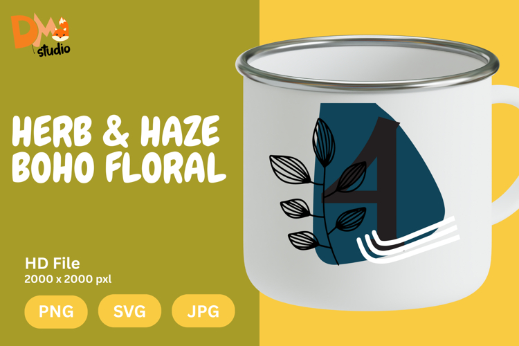 Boho Floral Svg Image 15