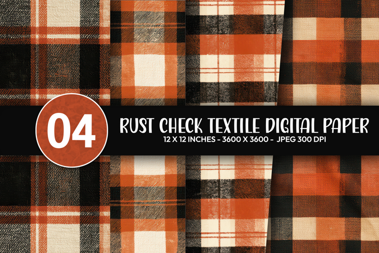 Rust Check Textile Digital Paper