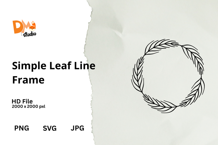 Leaf Outline Clipart Image 18