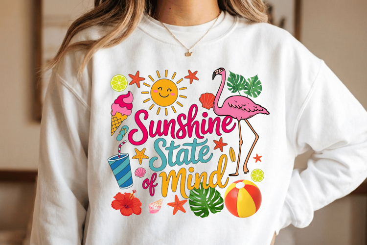 Sunshine state of mind PNG sublimation |Beach & Summer PNG T
