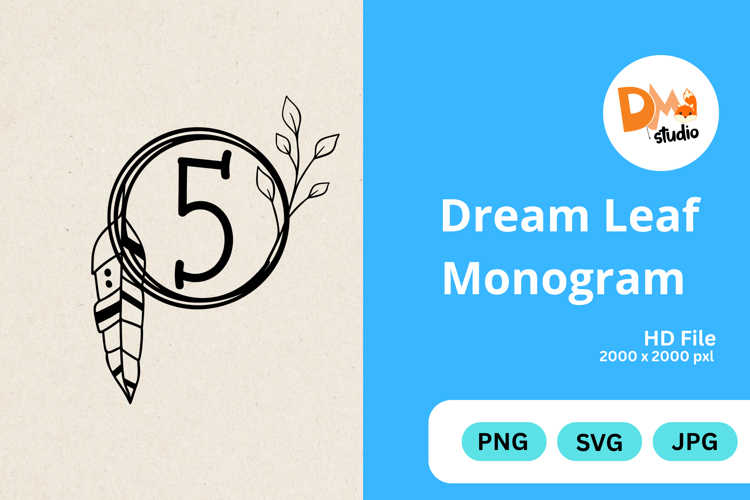 Dream Leaf Monogram