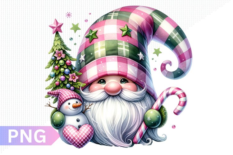 Christmas Gnome Sublimation, Clipart PNG Design